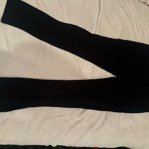 Zara Charcoal Ribbed Leggings